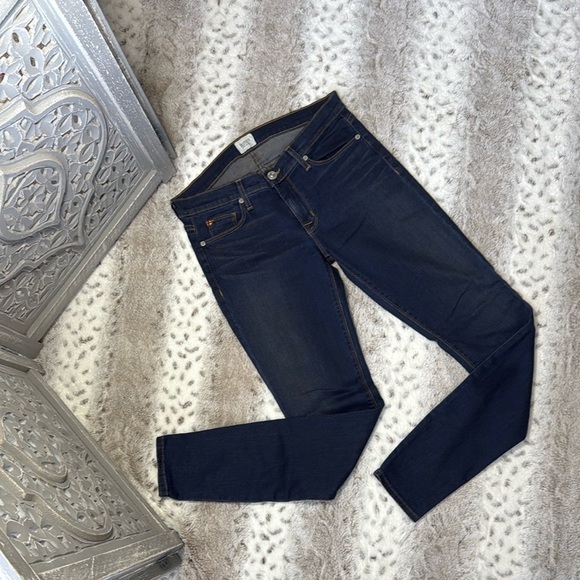Hudson jeans skinny size 27 classic dark wash denim quiet luxury low key luxe - Picture 1 of 11